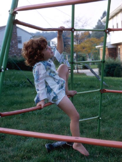  on climbing frame